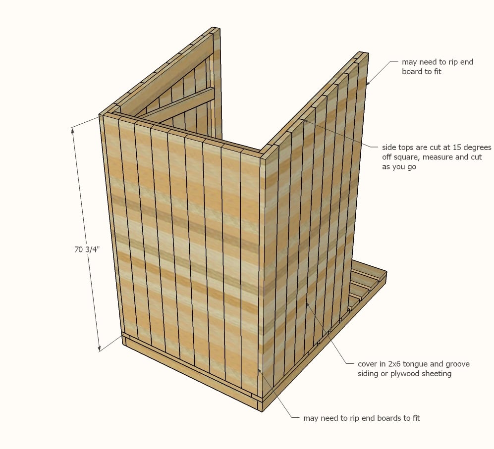 Outhouse Plan For Cabin Ana White